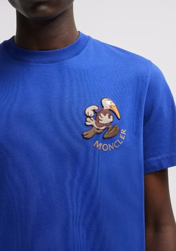 MONCLER  |Embroidered Patch T-Shirt