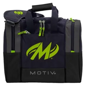 Motiv Shock Grey Lime Single Tote Bowling Bag