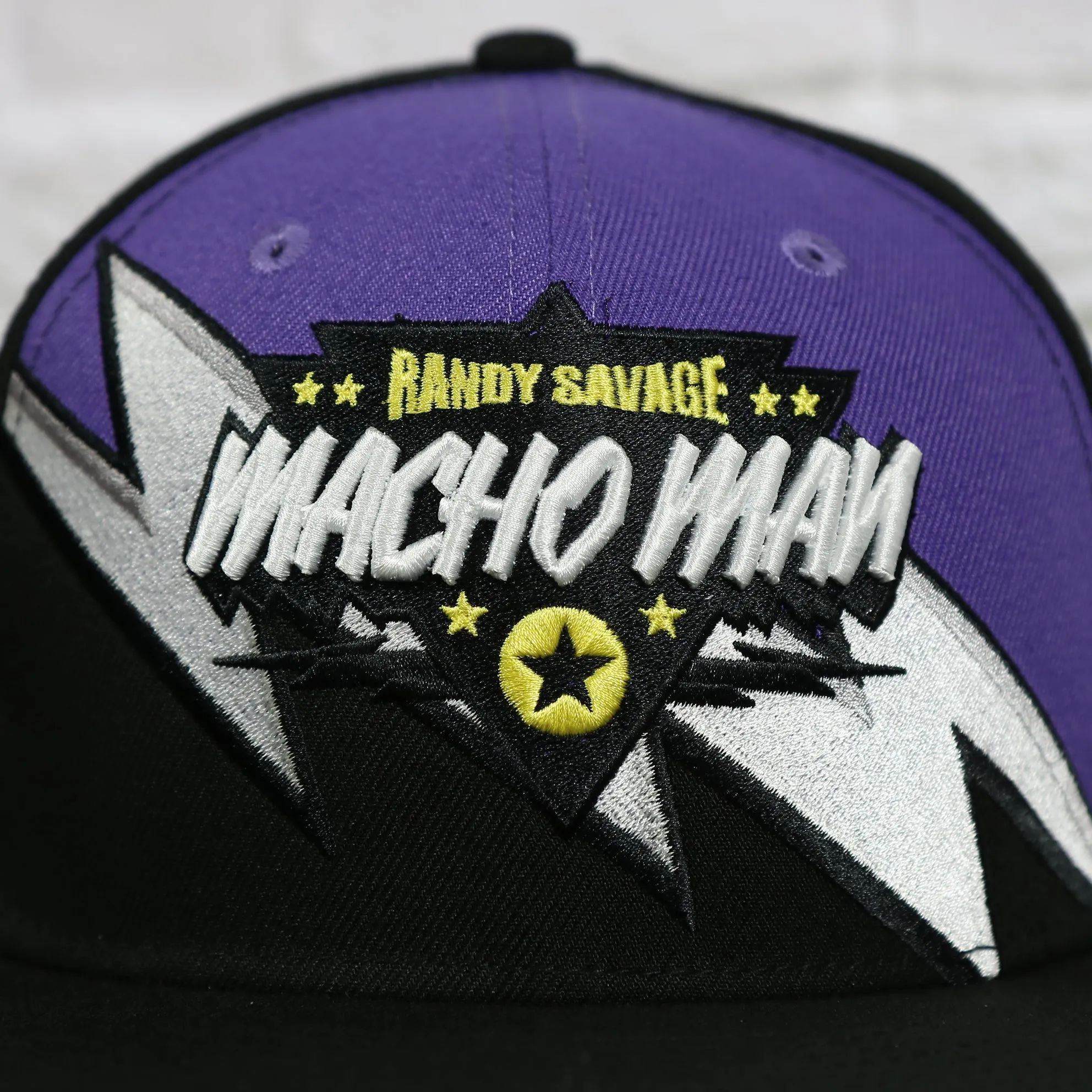 NEW ERA | RANDY SAVAGE | THUNDERBOLT TRI COLOR LOGO | 9FIFTY SNAPBACK | PURPLE/WHITE/BLACK | OSFM