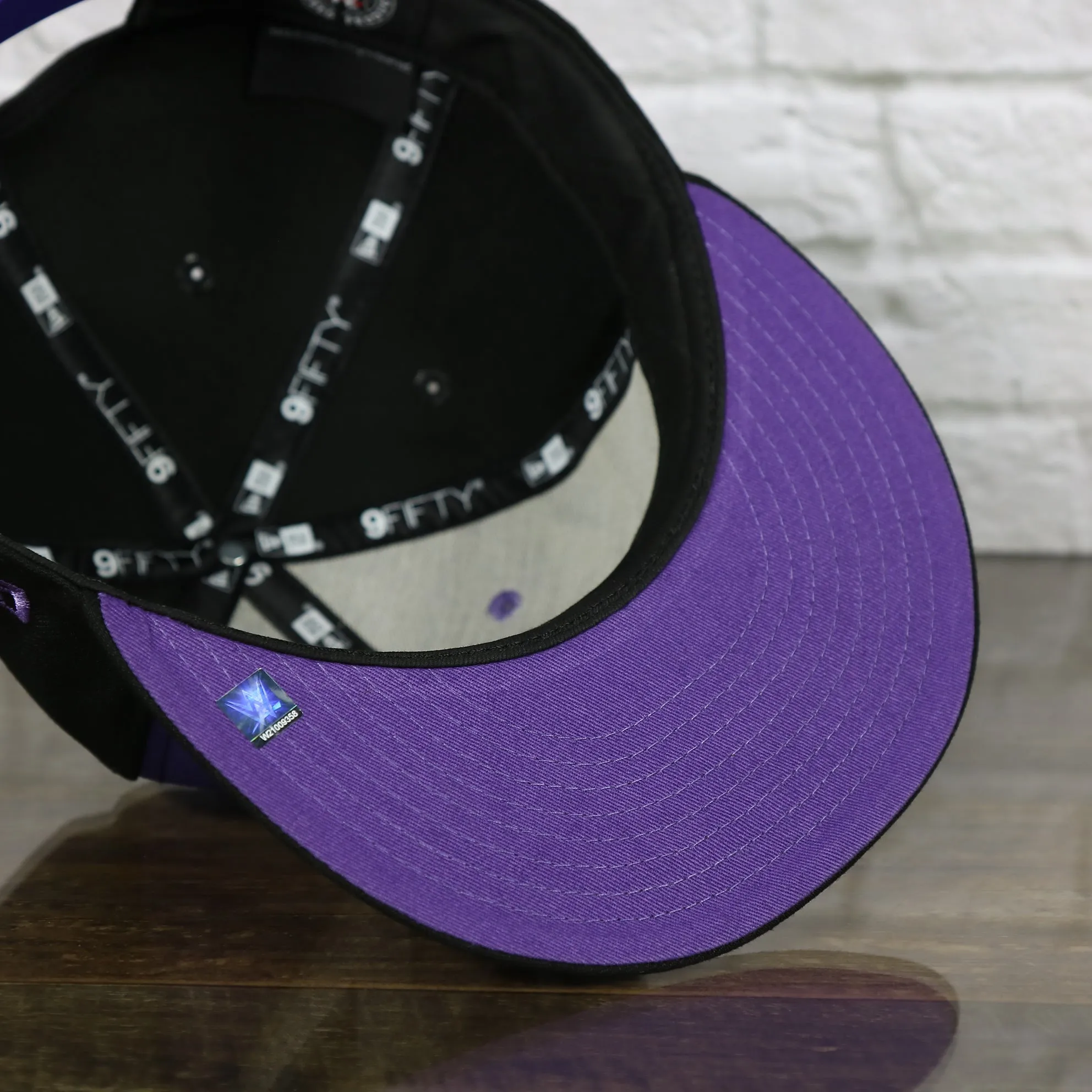 NEW ERA | RANDY SAVAGE | THUNDERBOLT TRI COLOR LOGO | 9FIFTY SNAPBACK | PURPLE/WHITE/BLACK | OSFM