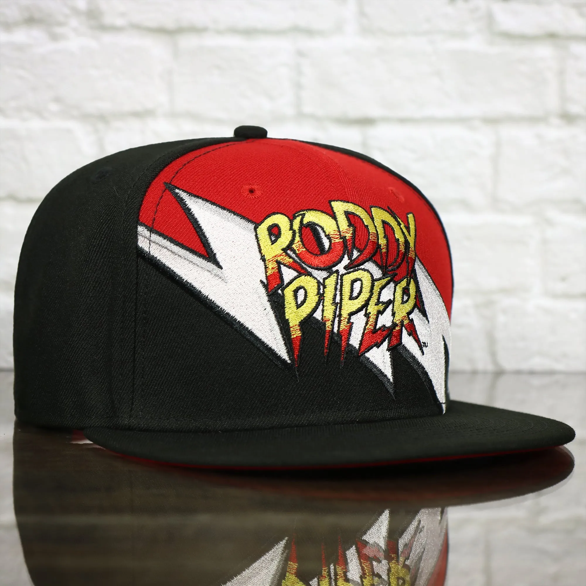 NEW ERA | RODDY PIPER | THUNDERBOLT TRI COLOR LOGO| 9FIFTY SNAPBACK | RED/WHITE/BLACK | OSFM