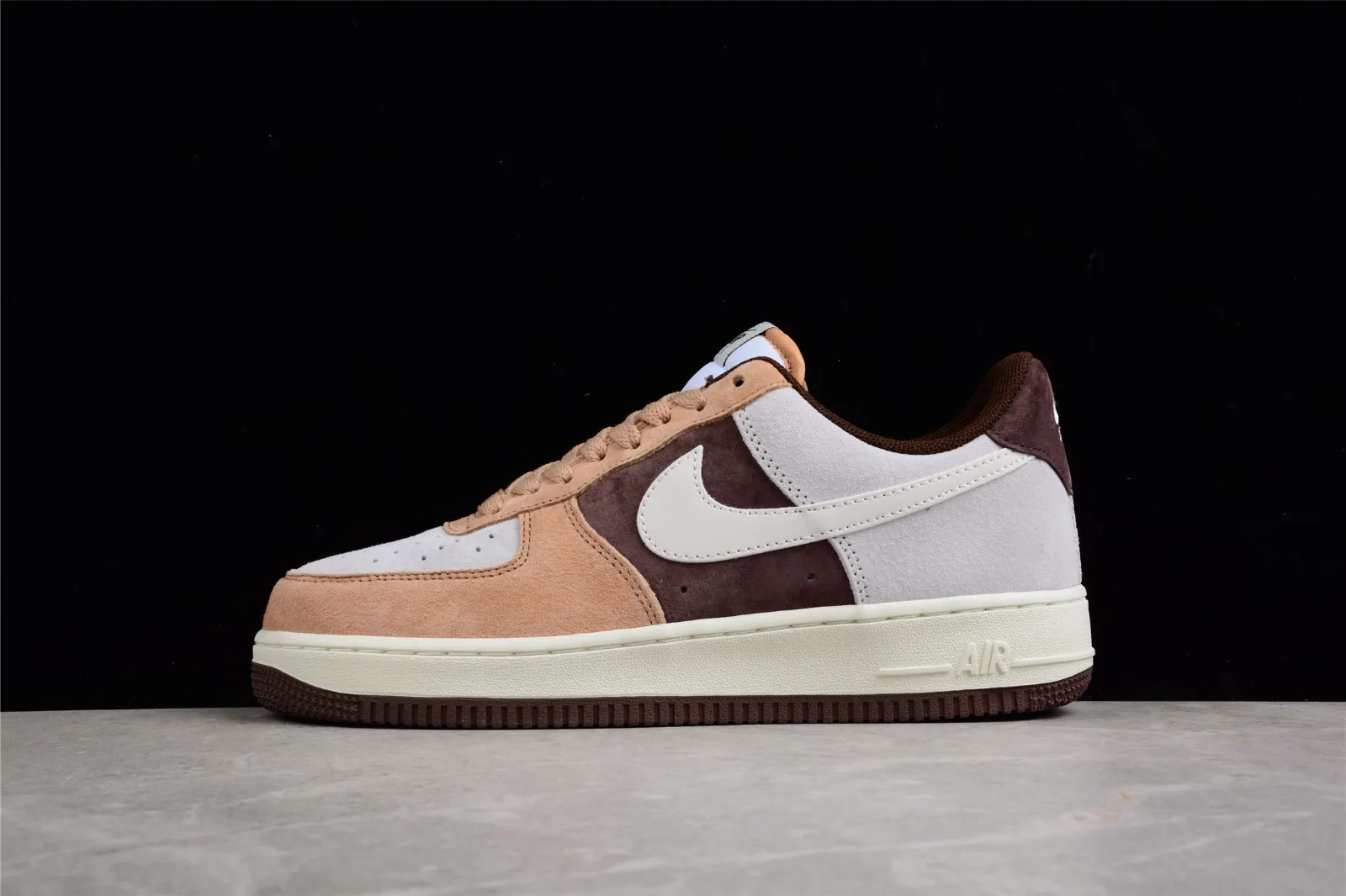 Nike Air Force 1 07 Low Coffe Dark Brown White Gray BL3099-233