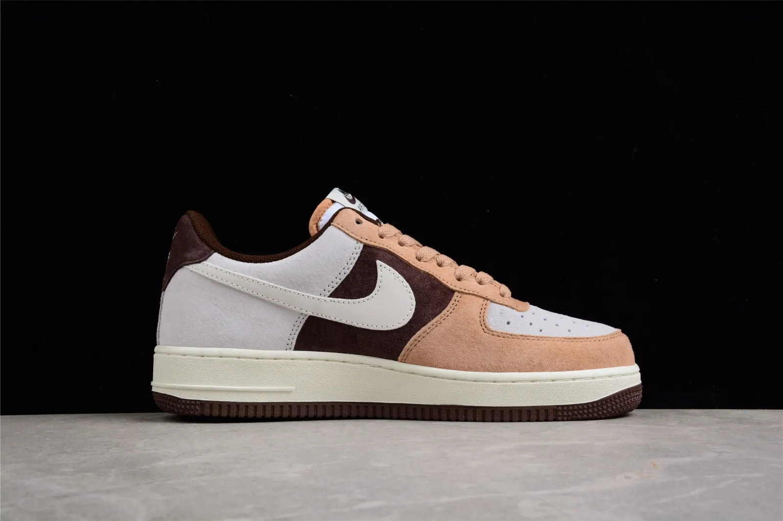 Nike Air Force 1 07 Low Coffe Dark Brown White Gray BL3099-233