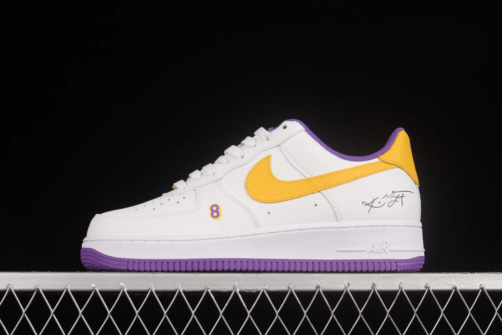 Nike Air Force 1 07 Low Kobe White Purple Yellow DC8865-022