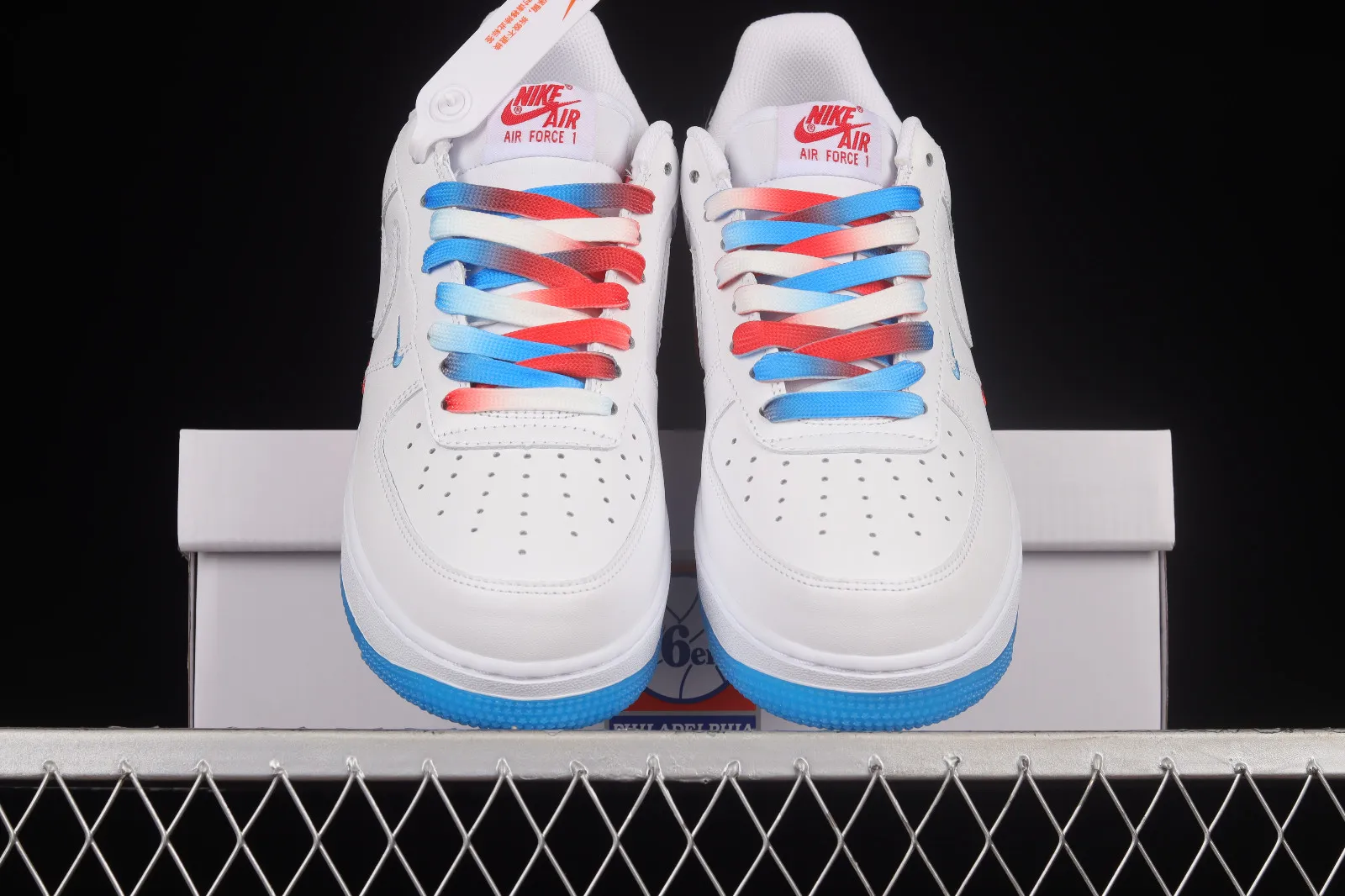 Nike Air Force 1 07 Low SU19 White Blue Red Shoes AI5958-300