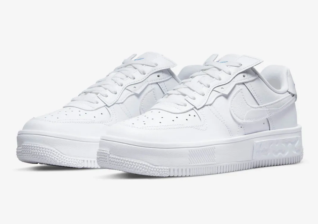 Nike Air Force 1 Fontanka Goes Triple White Shoes DH1290-100