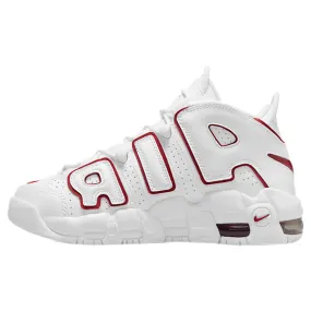 Nike Air More Uptempo White Varsity Red Outline (2018/2021) (GS)