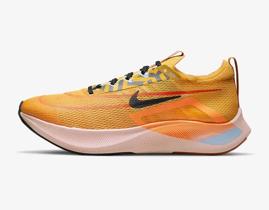 Nike Zoom Fly 4 Ekiden University Gold Amarillo Magma Orange Black DO2421-739