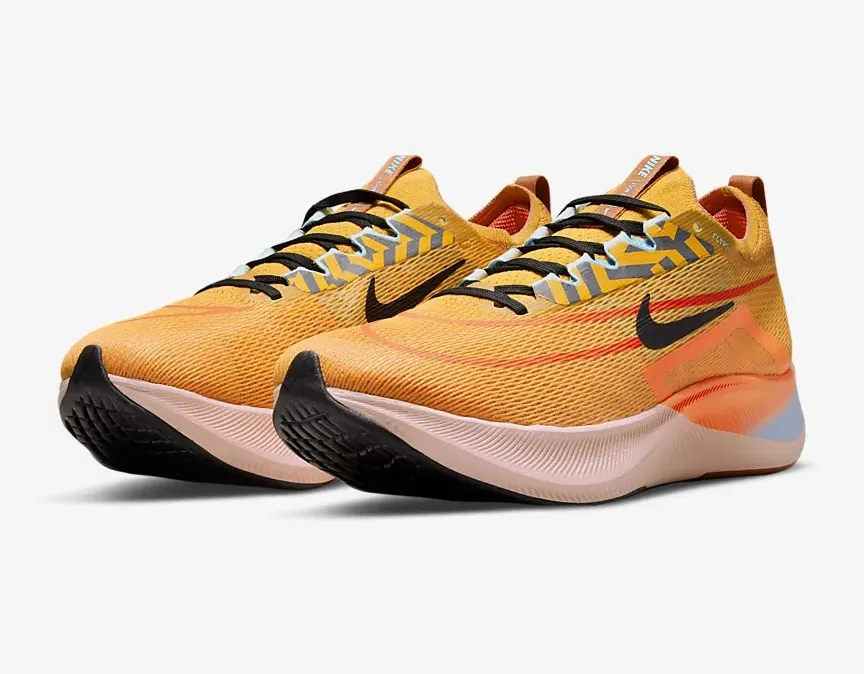 Nike Zoom Fly 4 Ekiden University Gold Amarillo Magma Orange Black DO2421-739