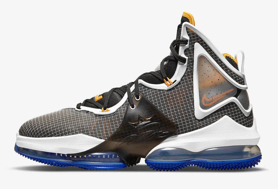 Nike Zoom LeBron 19 Hardwood Classic Black Persian Violet White University Gold DC9340-002