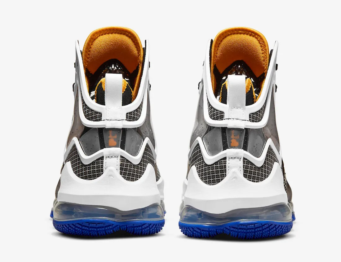 Nike Zoom LeBron 19 Hardwood Classic Black Persian Violet White University Gold DC9340-002