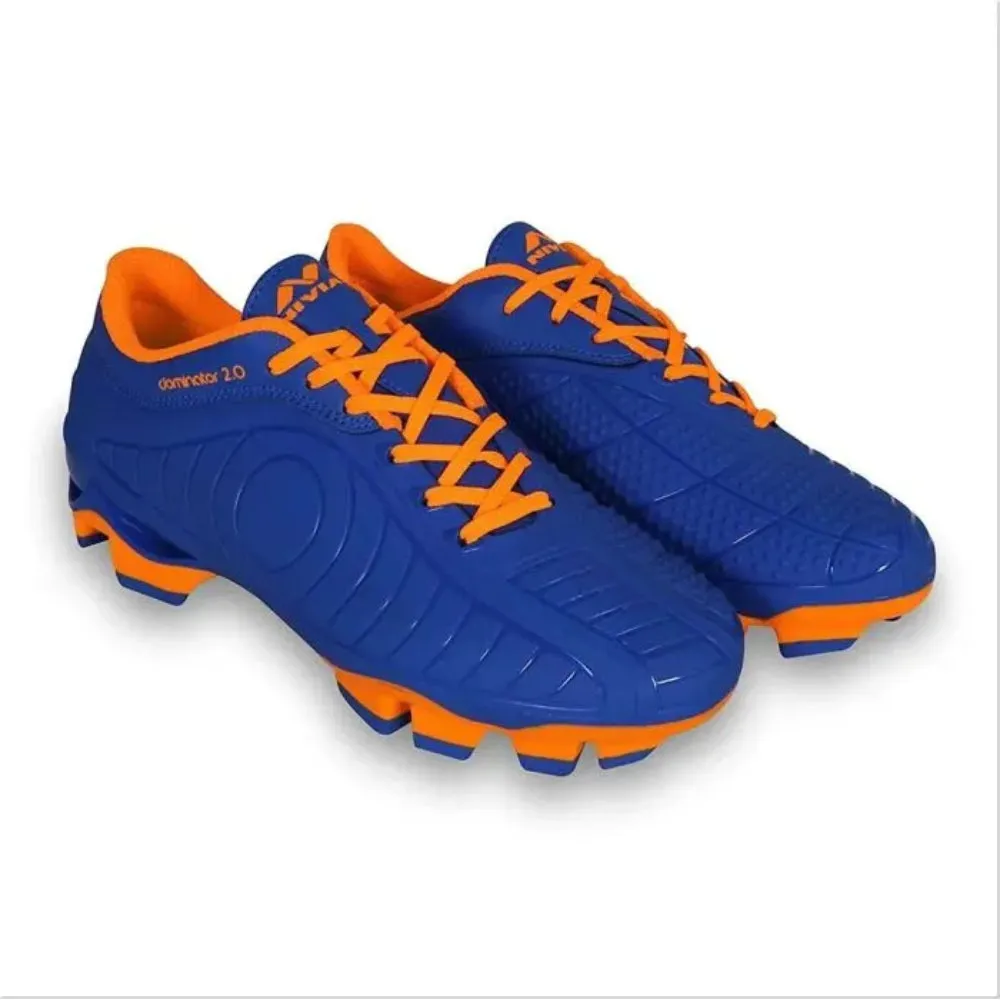 Nivia Dominator 2.0 Football Shoe (Royal Blue/Orange)