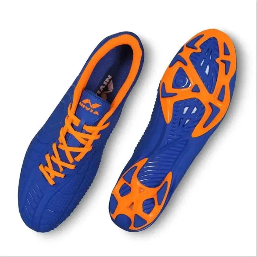 Nivia Dominator 2.0 Football Shoe (Royal Blue/Orange)