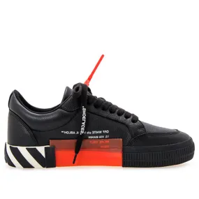 Off-White Vulcanized Low 'Black White' Black/White Sneakers/Shoes OMIA085F19D680011001