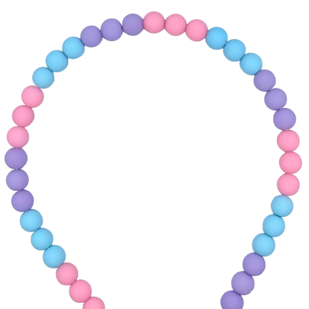 Pastel Bead Headband