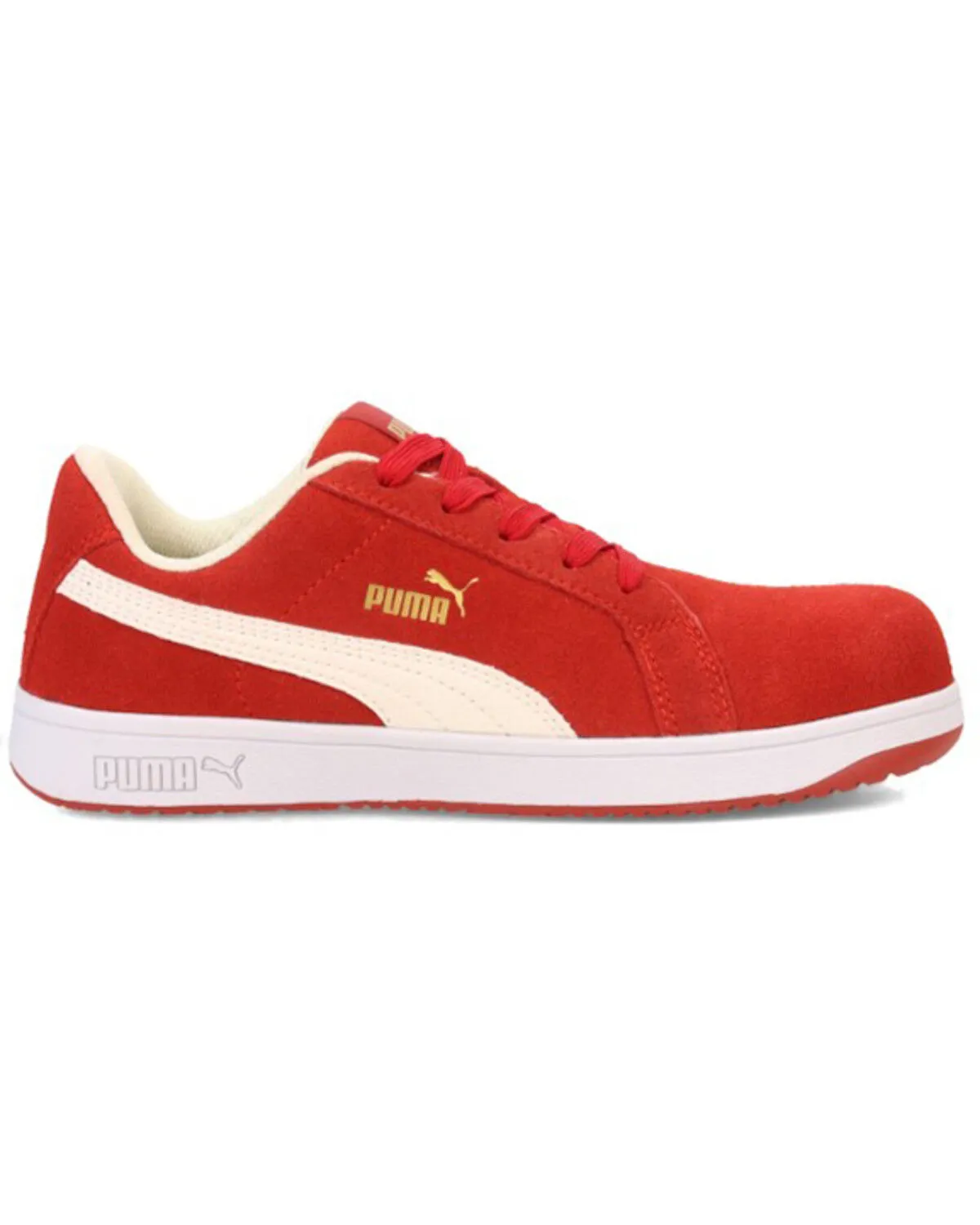 Product Name:  Puma Safety Women's Icon Suede Low EH Safety Toe Work Shoes - Composite Toe