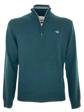 PULLOVER UOMO VERDE 100% LANA