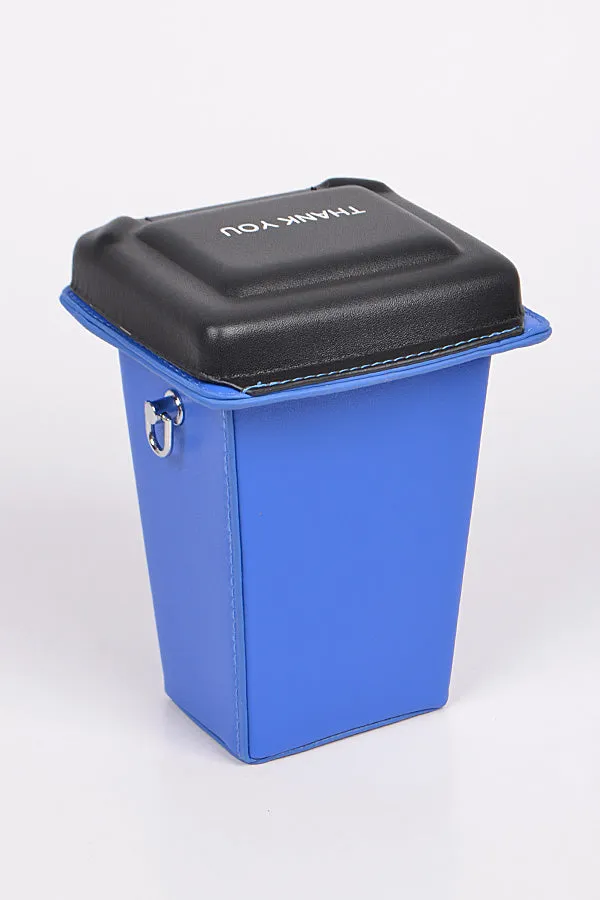 Recycle Trash Can Blue Bag