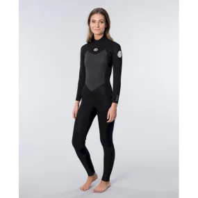 Rip Curl  Women Freelite 4/3 mm Back Zip Wetsuit - Mute da surf - Donna