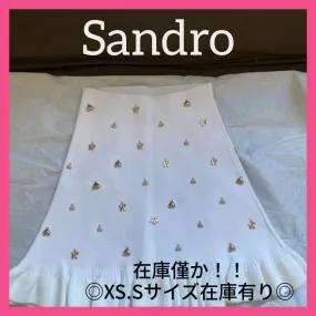 sandro  |Heart Flower Patterns Star Casual Style Sleeveless