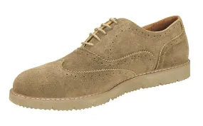 Scarpe Francesine uomo Class eleganti Beige Chelsea scamosciate casual