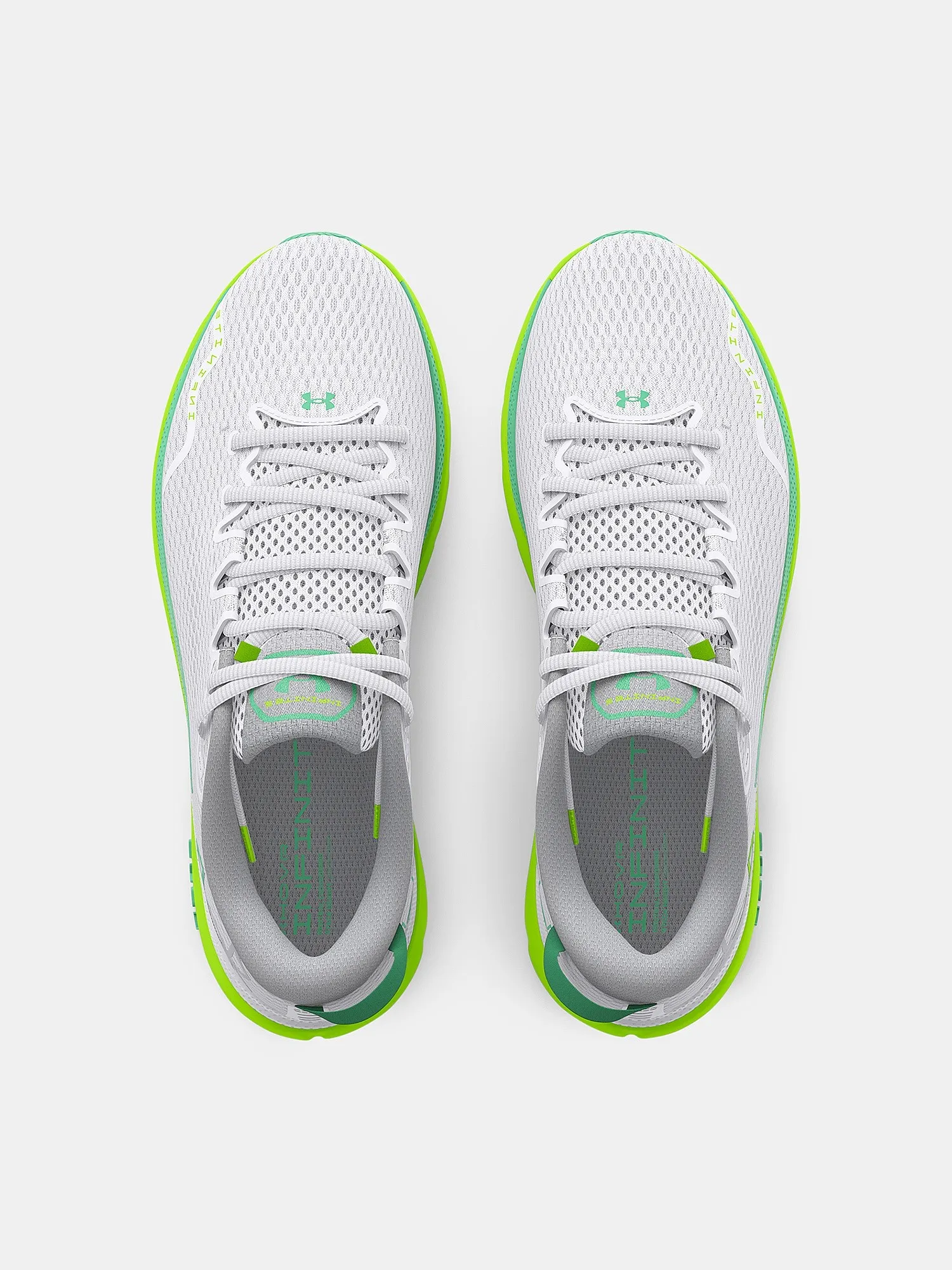 shoes Under Armour Hovr Infinite 5 - White/Lime Surge - women´s