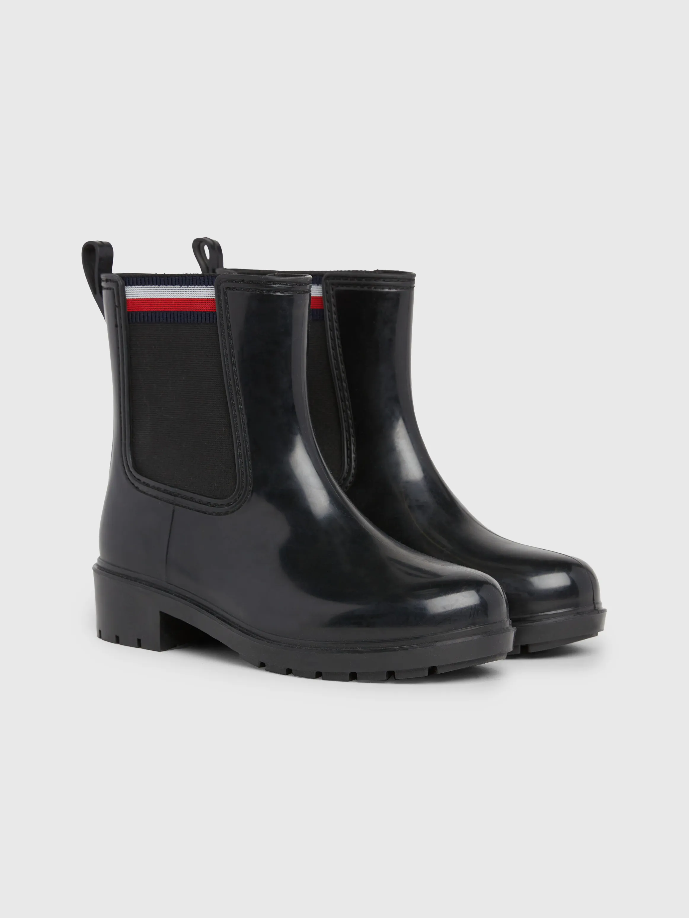 Signature Elastic Cleat Rain Boots | Boots | Tommy Hilfiger