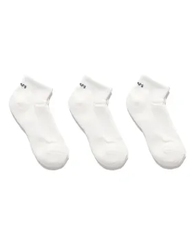 Skivvies 3 Piece Ankle Sox White