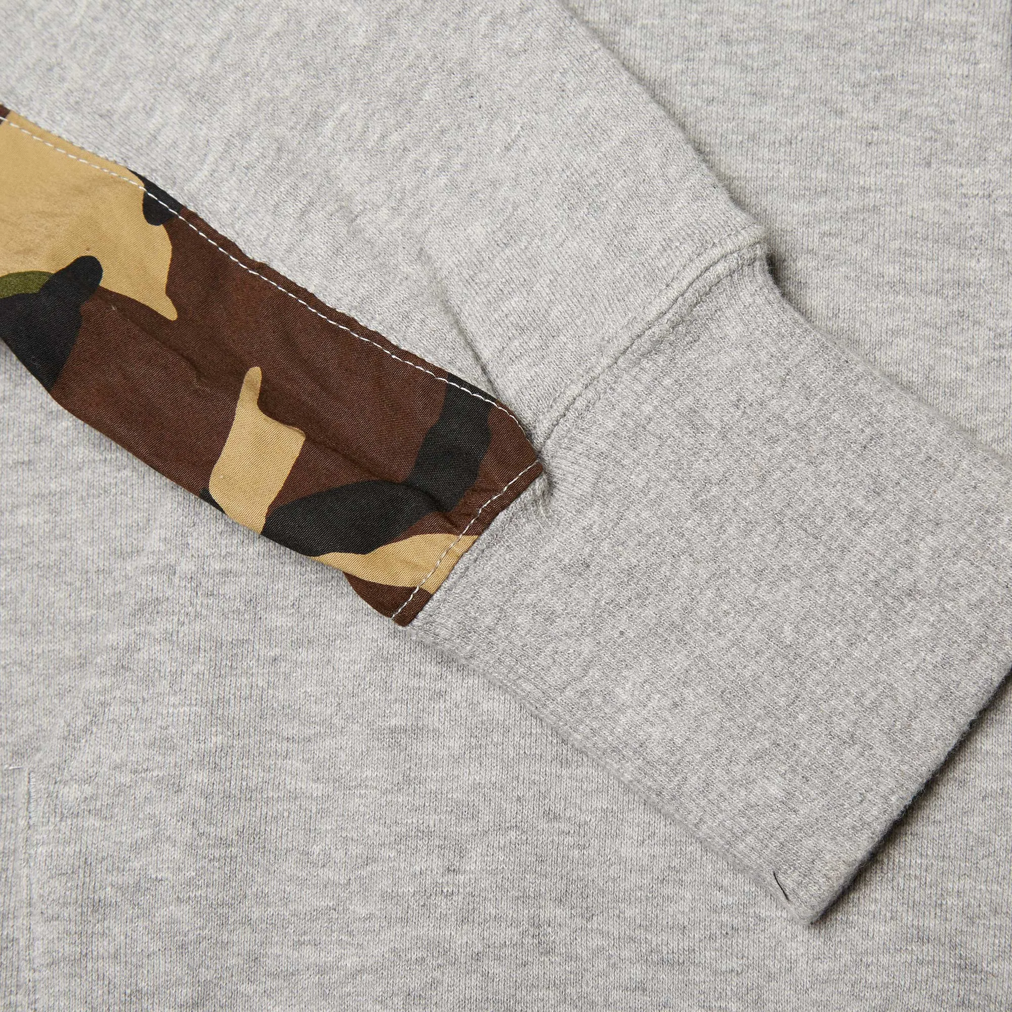 SOPHNET. Camouflage Panel Pullover ParkaGrey