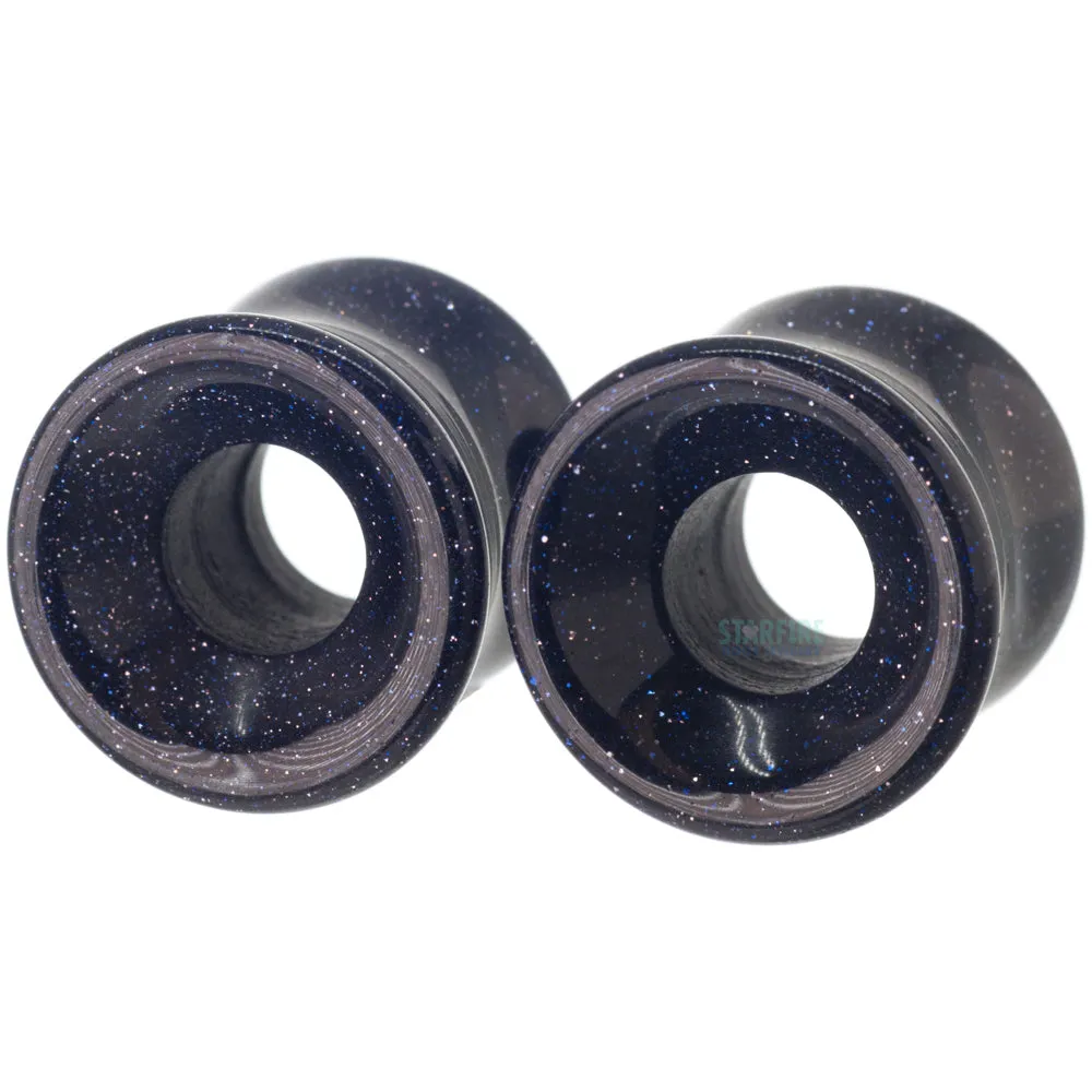 Stone Eyelets - Blue Goldstone