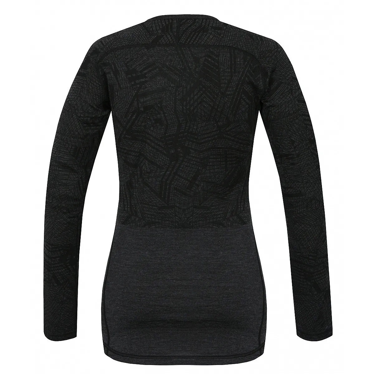 T-Shirt Husky Merino 100 LS - Black - women´s