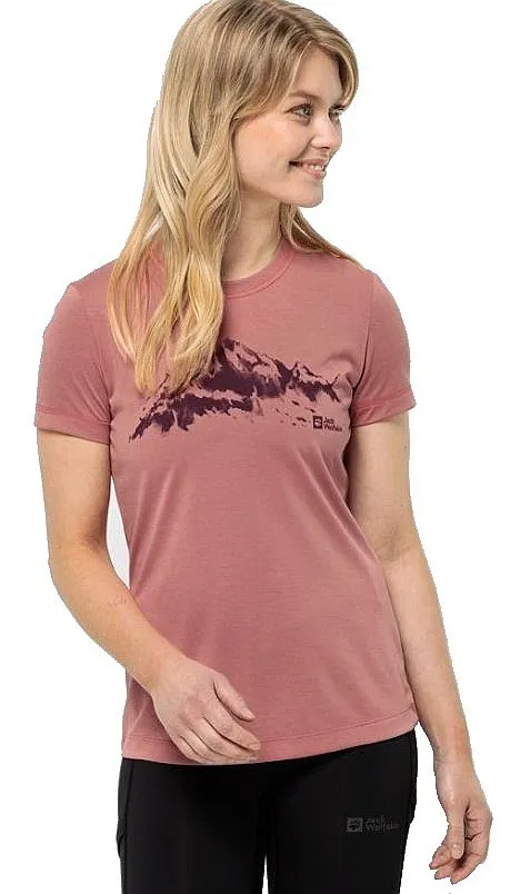 T-Shirt Jack Wolfskin Hiking T W - Blush Powder - women´s