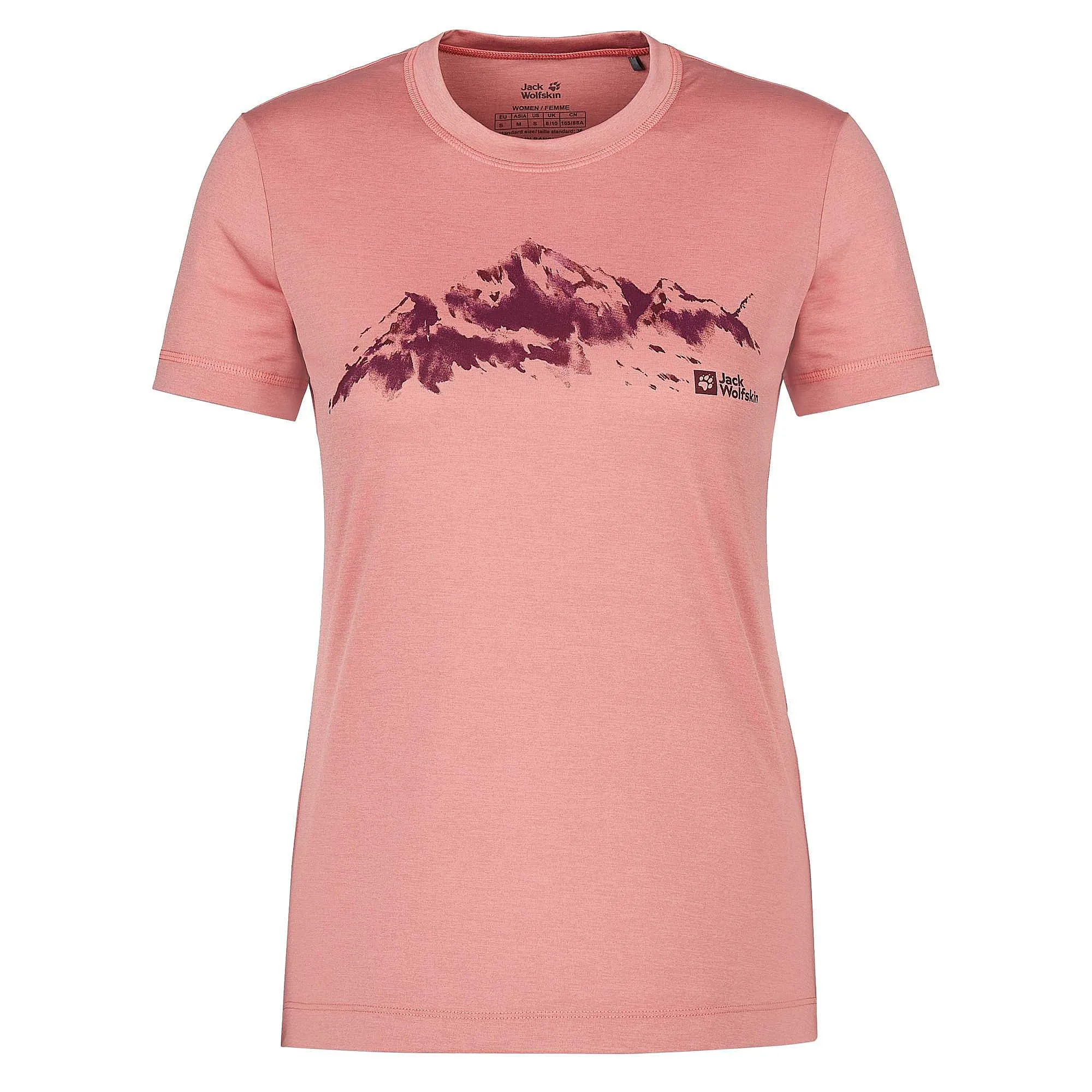 T-Shirt Jack Wolfskin Hiking T W - Blush Powder - women´s