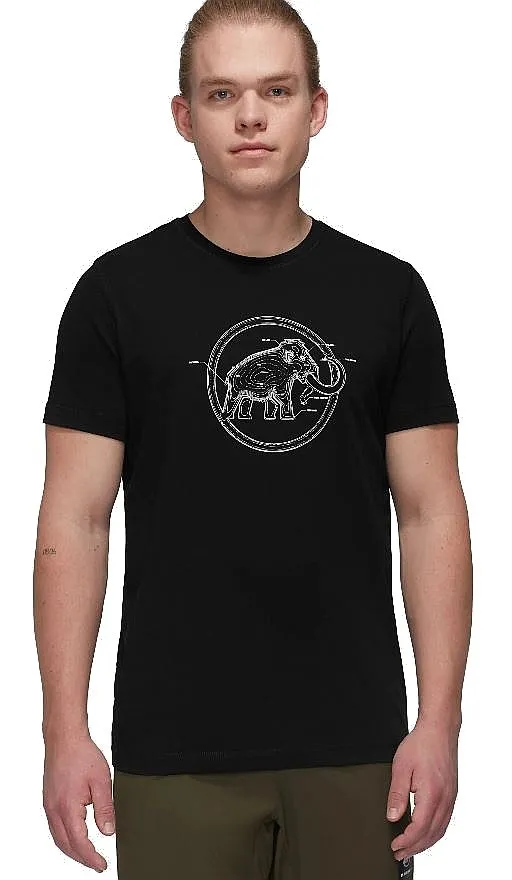 T-Shirt Mammut Mammut Core Lines - Black - men´s