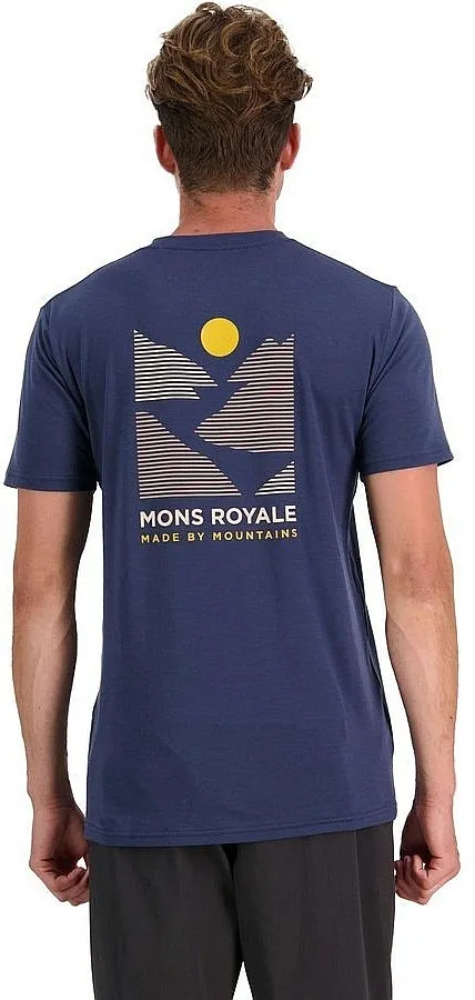 T-Shirt Mons Royale Icon - Mt View Midnight - men´s