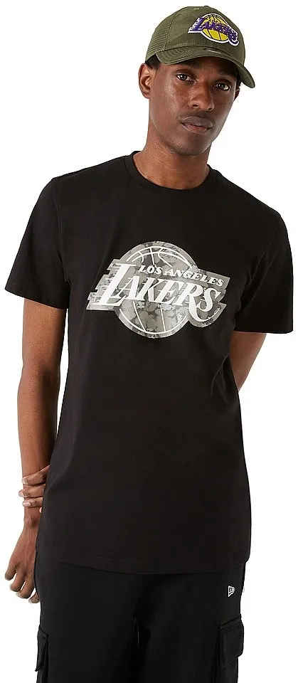 T-Shirt New Era Outdoor Utility Team Logo NBA Los Angeles Lakers - Black - men´s