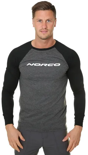 T-Shirt Norco Logo LS - 497010/Black/Grey - men´s