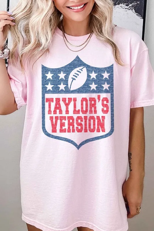 TAYLORS VERSION FOOTBALL GRAPHIC TEE