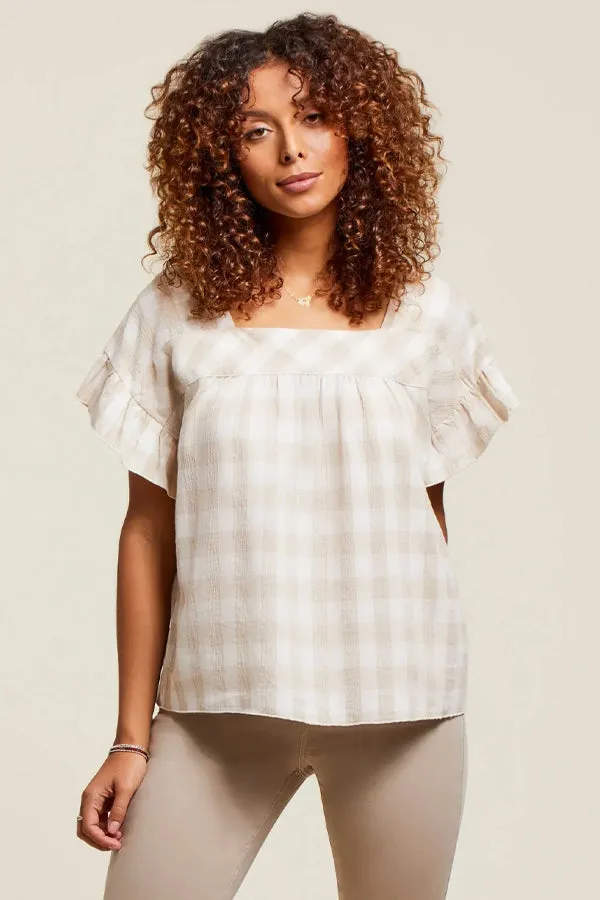 Tribal Gingham Blouse