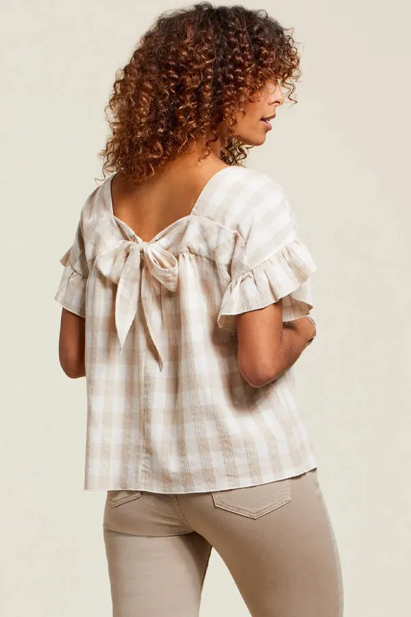 Tribal Gingham Blouse