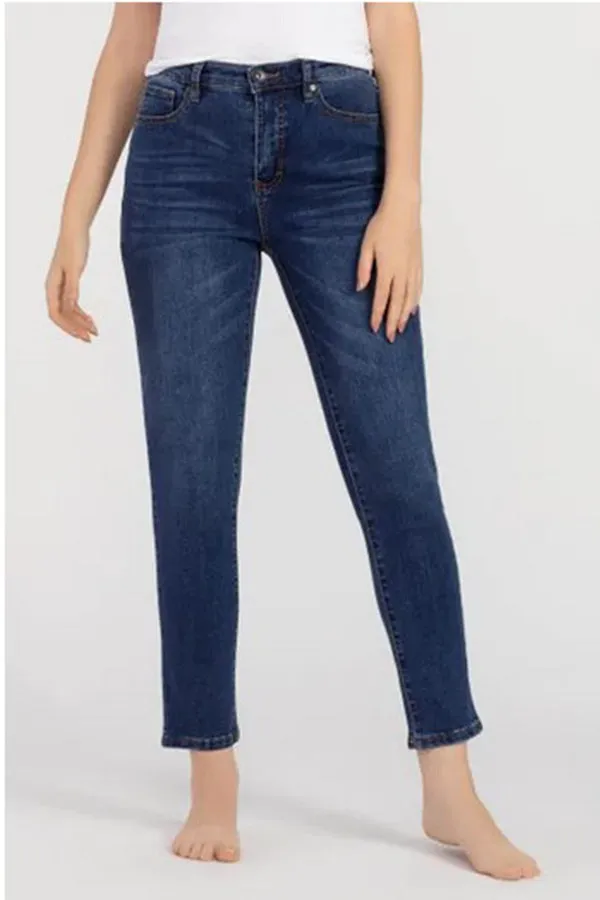 Tribal High-Rise Slim Jeans