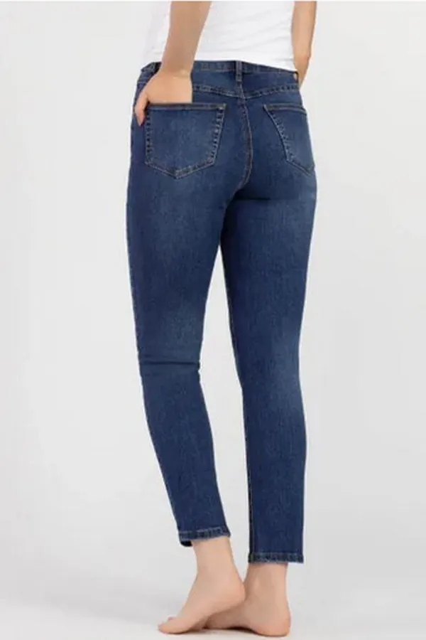 Tribal High-Rise Slim Jeans