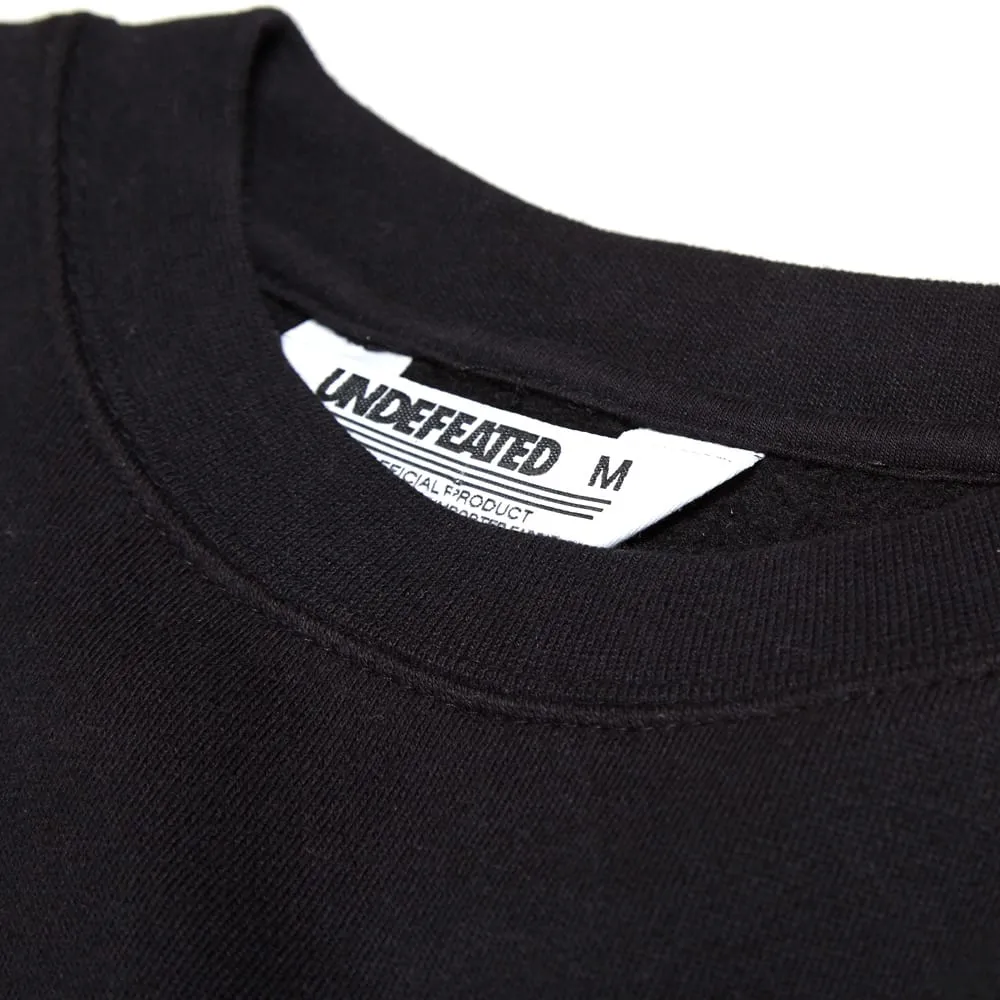 Undefeated Stencil Basic Pullover CrewBlack