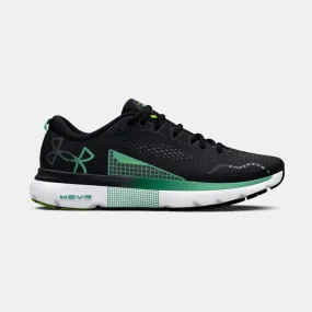 Under Armour Men's UA HOVR Infinite 5 Running Shoes - Black/White/Green Breeze