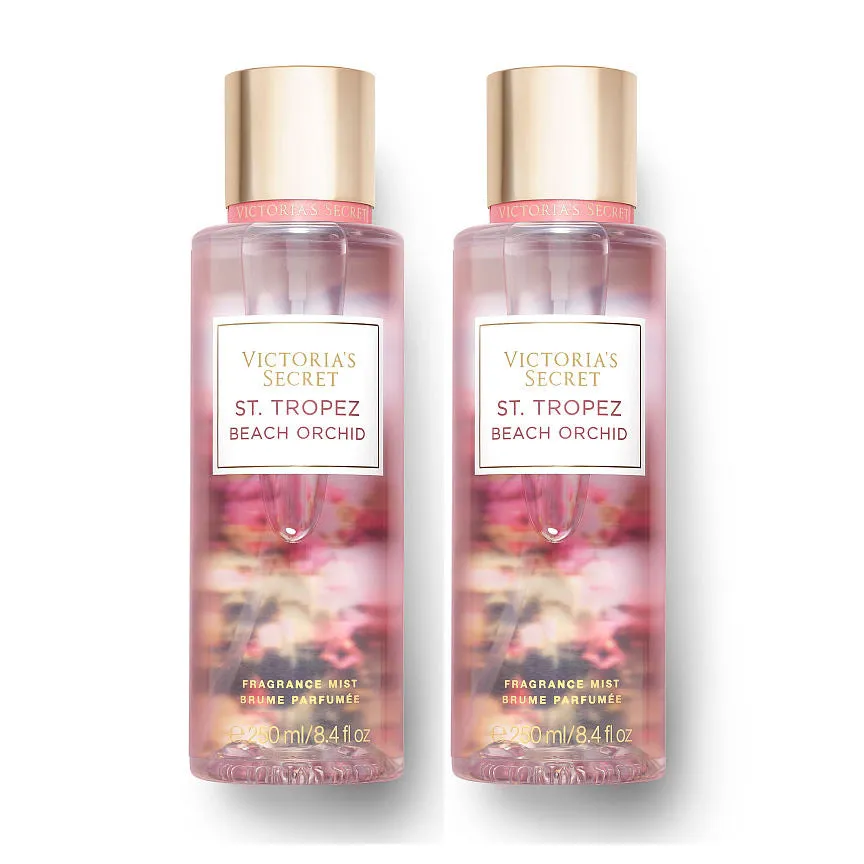 Victoria's Secret St. Tropez Beach Orchid Body Mist 8.4 fl. oz/250 ml 2-PACK