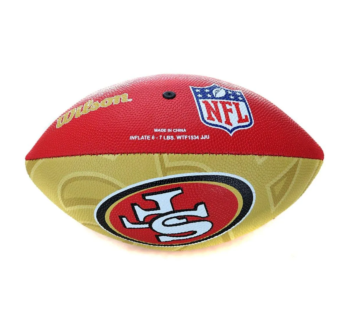 Wilson Official NFL Team Tailgate Football San Francisco 49ers  WTF1534XBSF