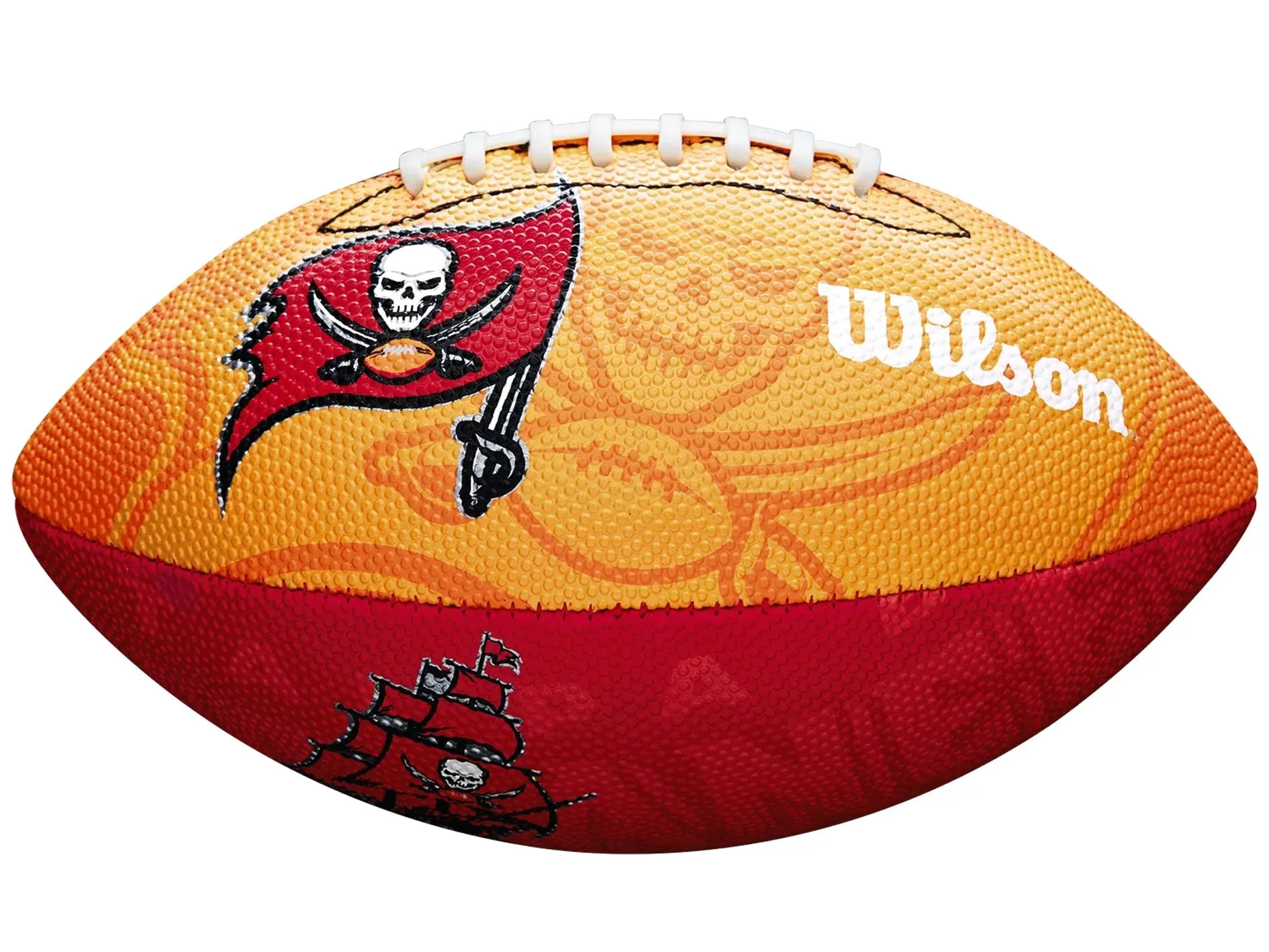 Wilson Official NFL Team Tailgate Football Tampa Bay Buccaneers  WTF1534TB