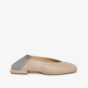 Women's leather ballet flat