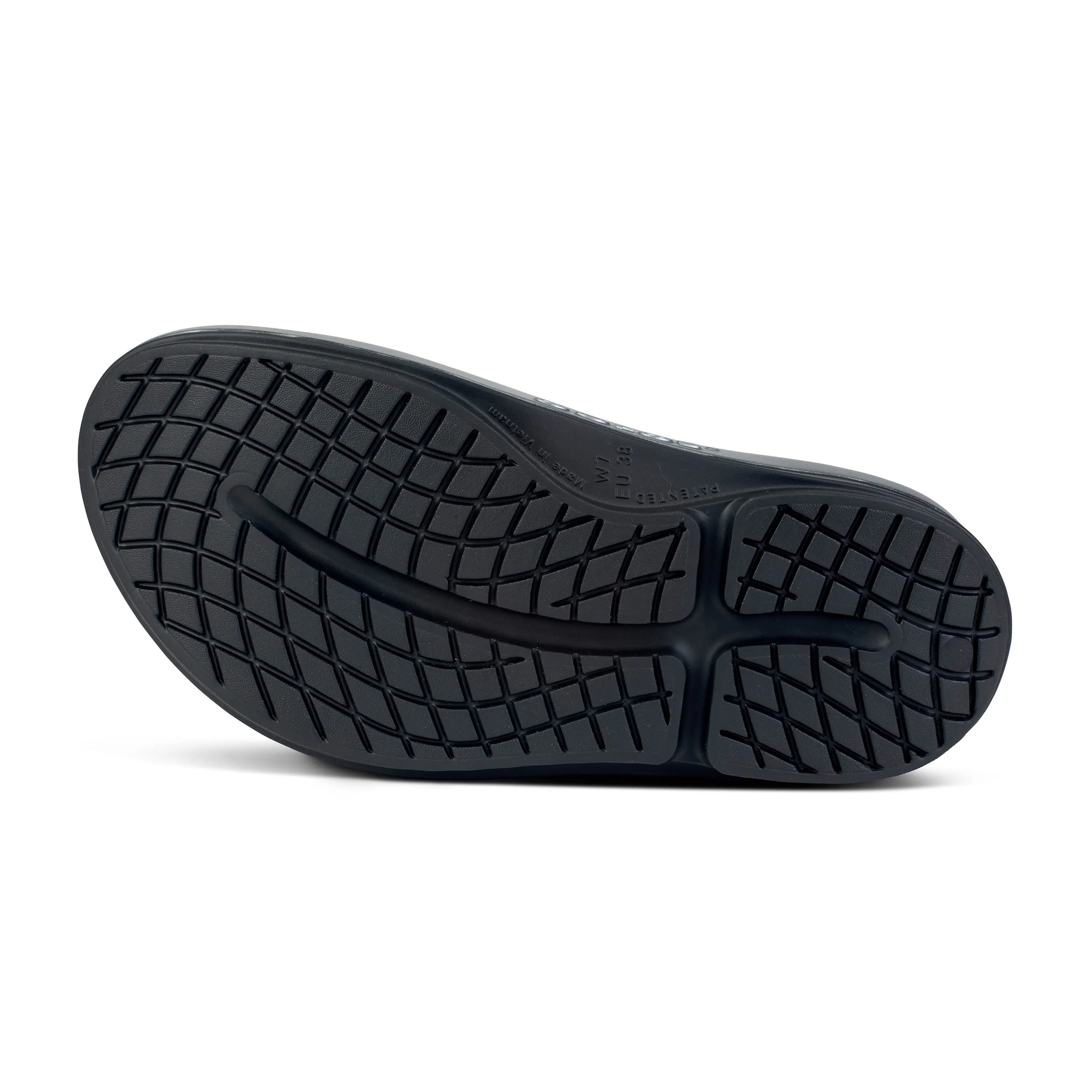  Women's OOmega OOah Slide Sandal in Basalt  