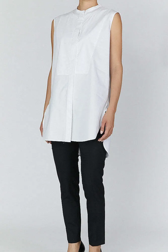 YOKOCHAN  |Casual Style Sleeveless Street Style Plain Cotton